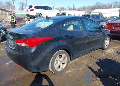 2013 Hyundai Elantra Gls from USA, damaged, VIN 5NPDH4AE9DH385255